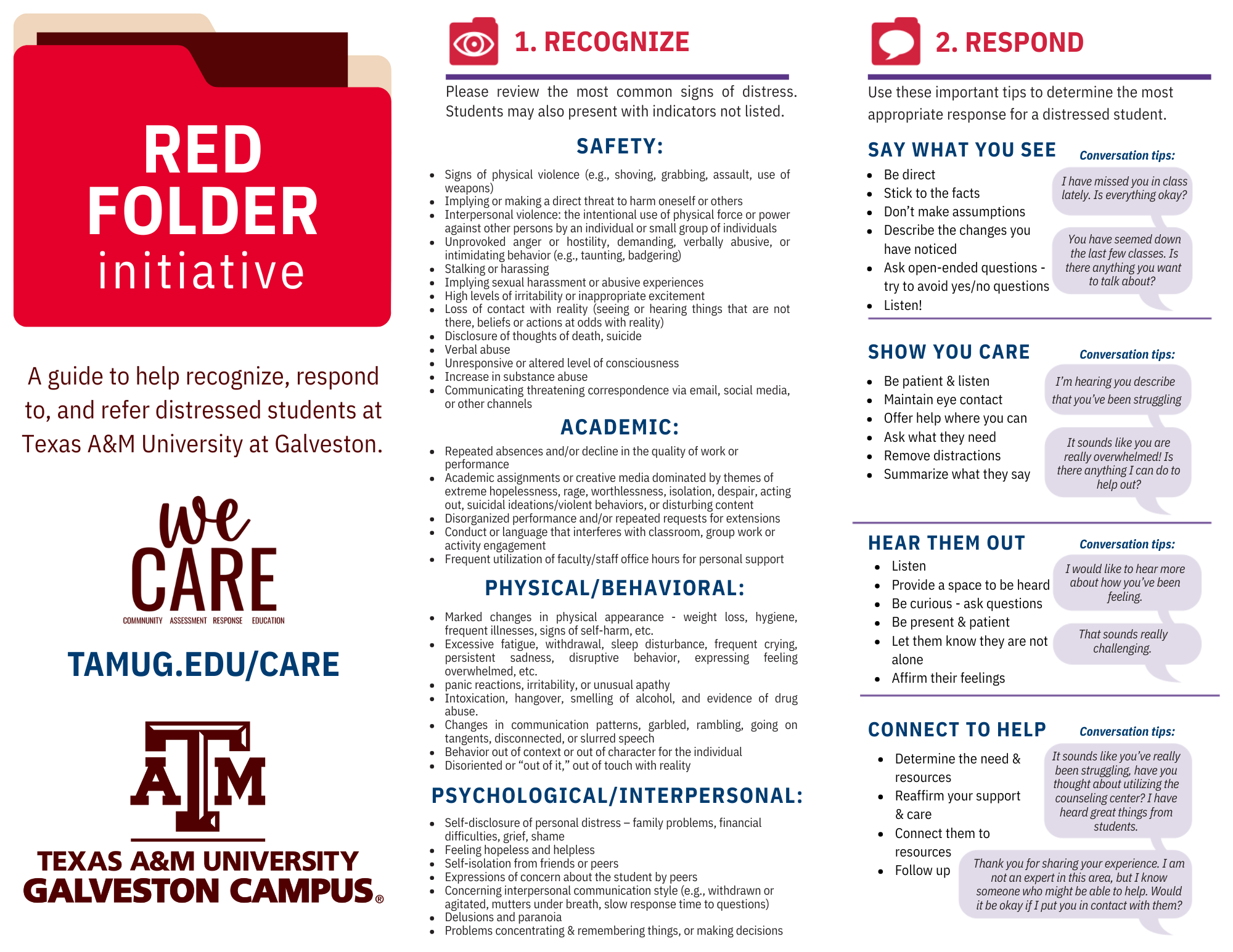 Red Folder Resource Front